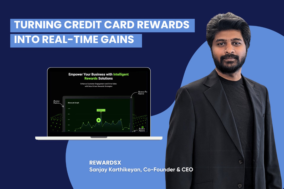 RewardsX co-founder and CEO Sanjay Karthikeyan