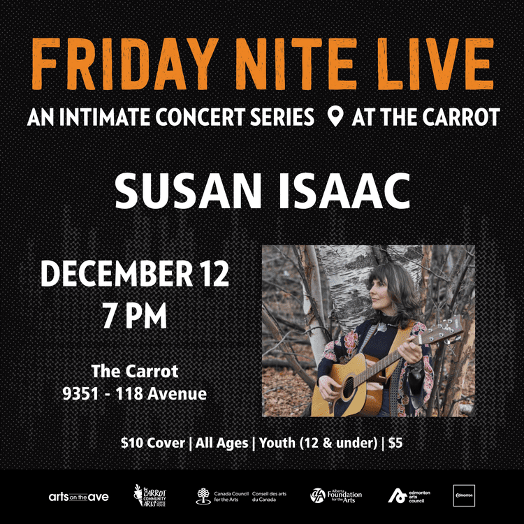 The Carrot Friday Nite Live presents Susan Isaac