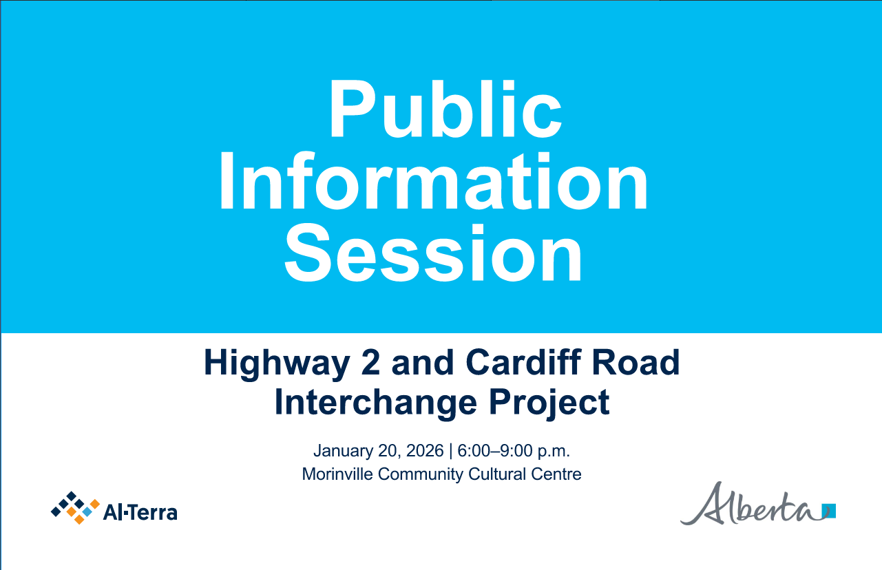Highway 2 and Cardiff Road Interchange Information Session