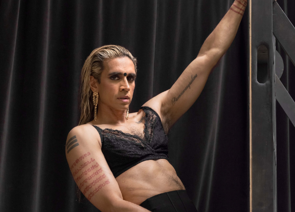 Vivek Shraya with Mart Avi & Jillian Treidler