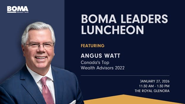 BOMA Leaders Luncheon featuring Angus Watt
