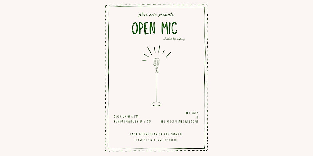 Felice Open Mic