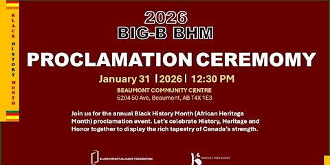 Big-B Black History Month Proclamation Ceremony