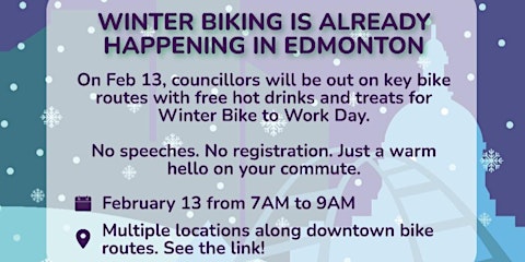 Winter Bike to Work Day