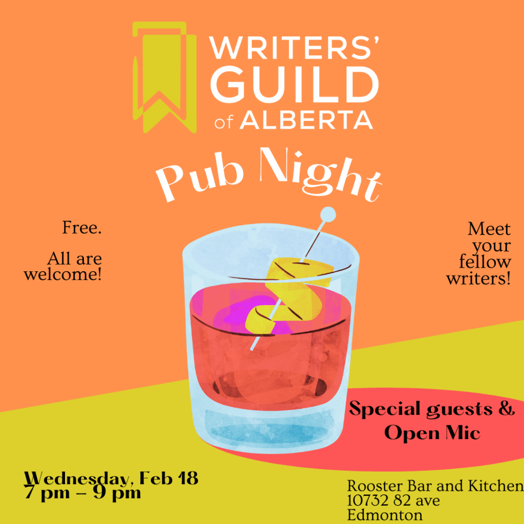 Writers' Guild of Alberta Pub Night