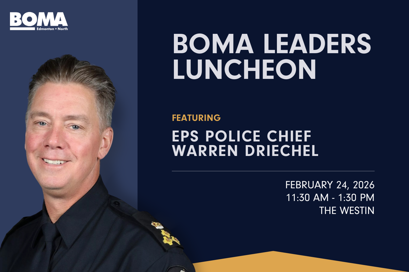 BOMA Leaders Luncheon featuring EPS Police Chief Warren Driechel