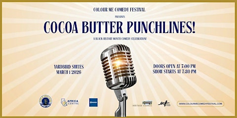 Colour Me Comedy Festival presents Cocoa Butter Punchlines!