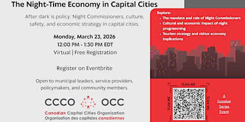 Night Matters: The Night-Time Economy in Capital Cities