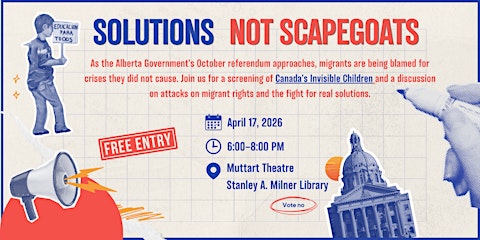 Solutions Not Scapegoats: Film Screening and Community Forum