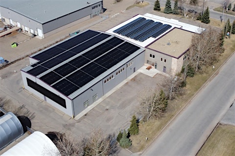 Tour of ZERO CARBON building that uses solar and geothermal.