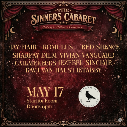 The Sinners Cabaret – Half Way to Halloween Celebration