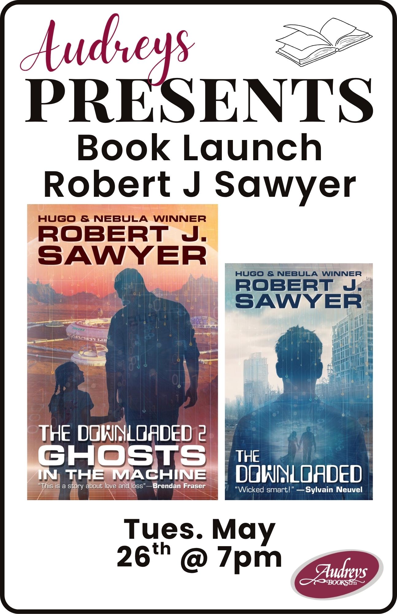 Book Launch with Robert J Sawyer