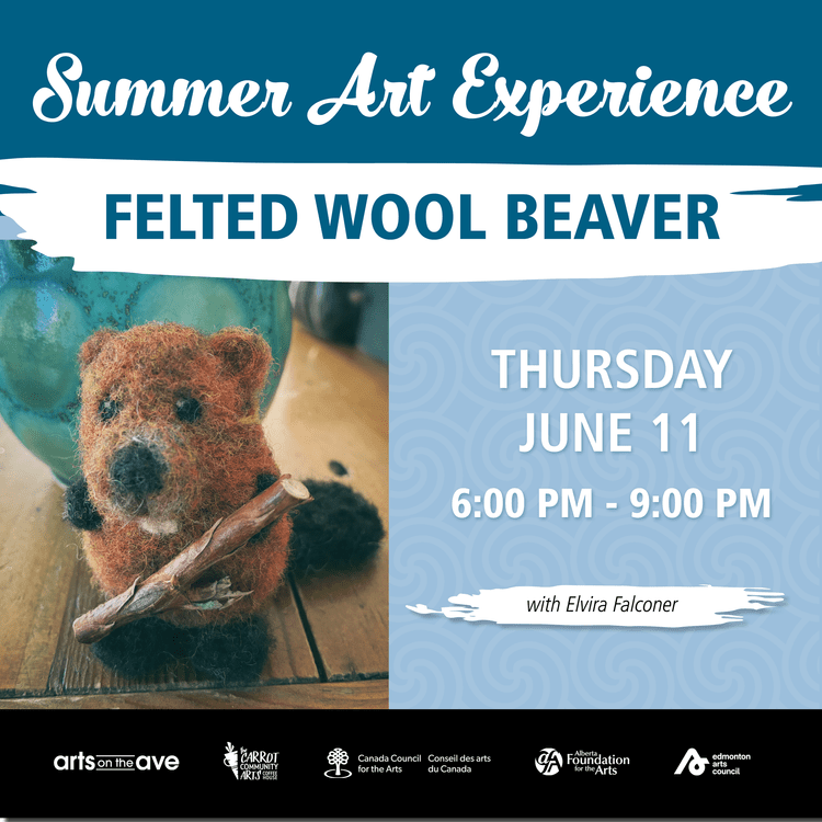 Art Experience: Felted Wool Beaver