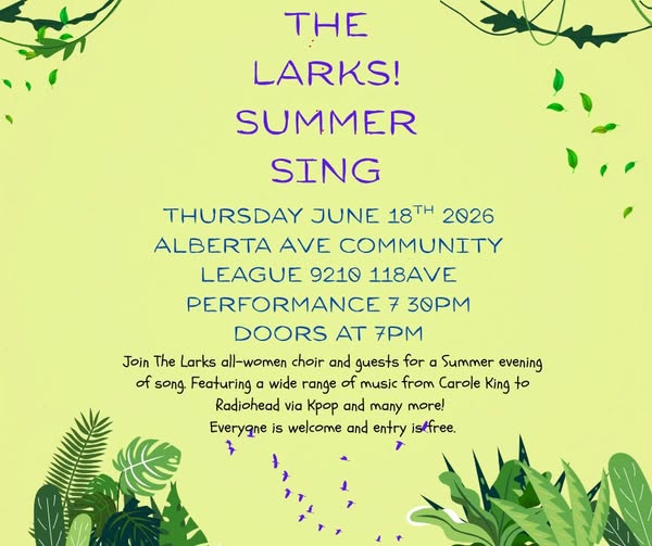 The Larks Summer Sing
