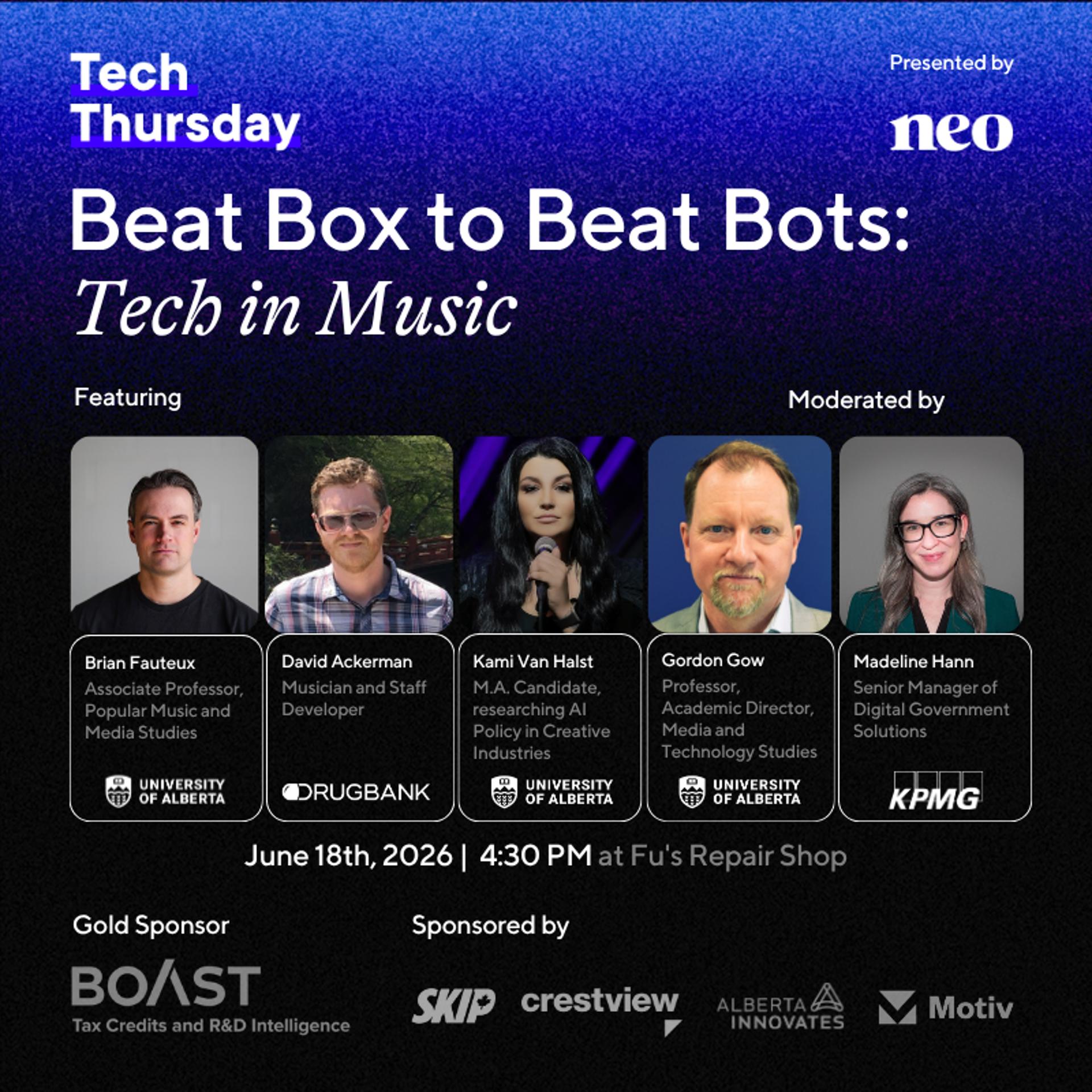 Beat Box to Beat Bots: Tech in Music