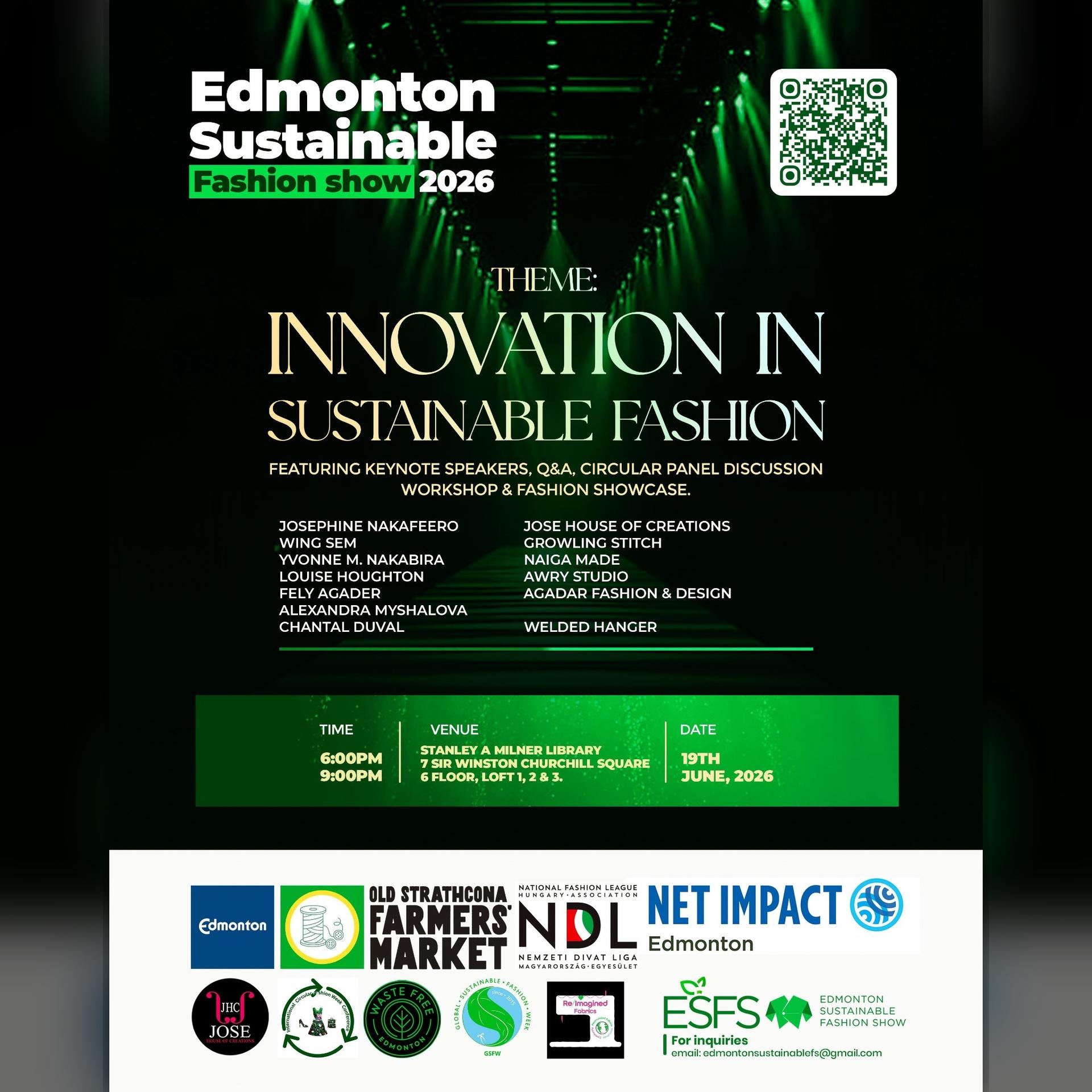 Edmonton Sustainable Fashion Show 2026