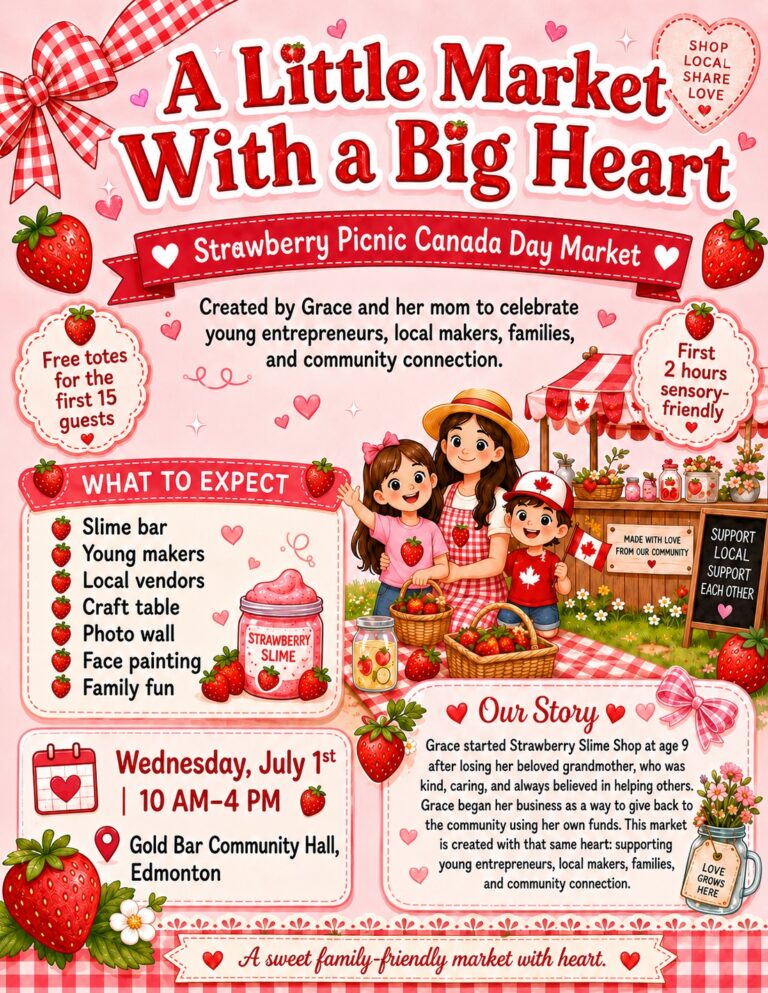 Strawberry Picnic Canada Day Market