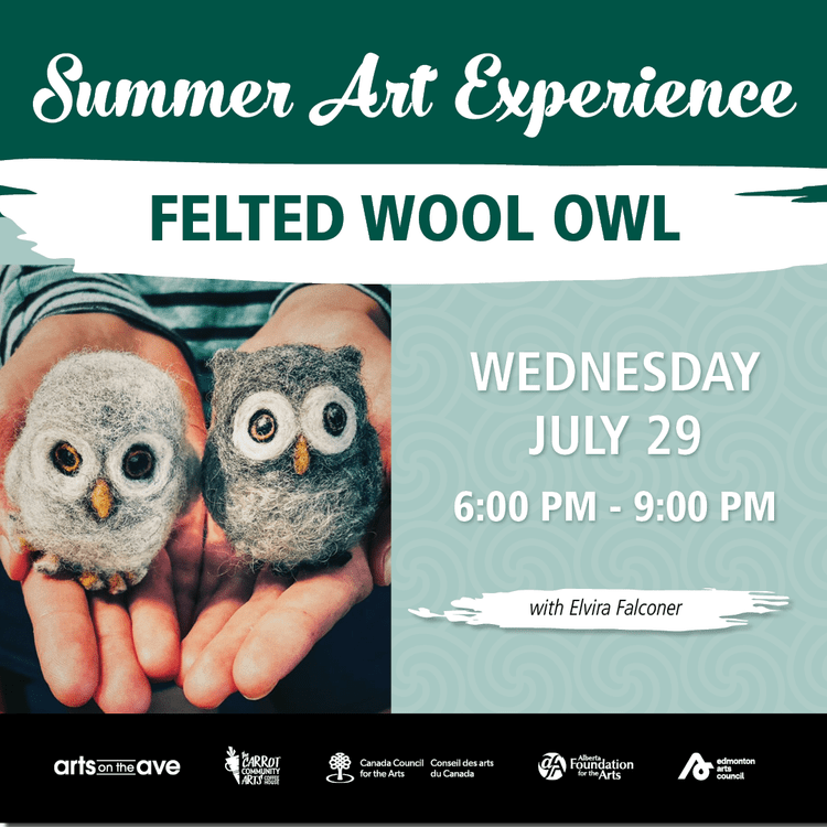 Art Experience: Felted Wool Owl
