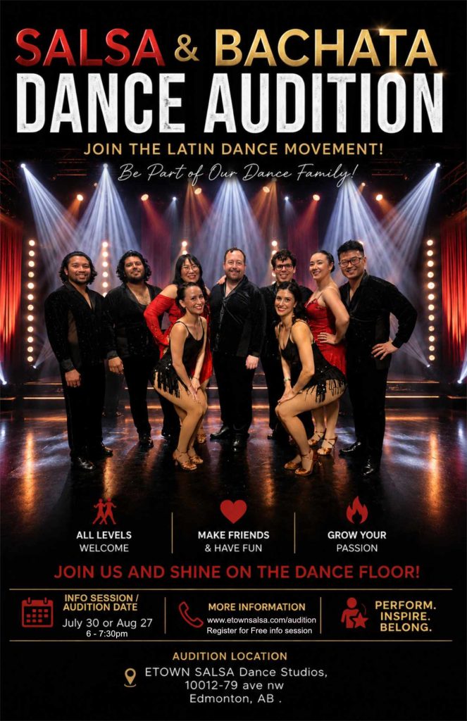 ETOWN SALSA Dance Team – Info Session / Audition