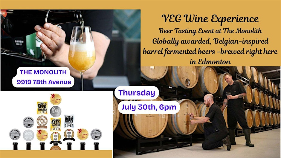 YEG Wine Experience - The Wine Lovers' Beer Tasting