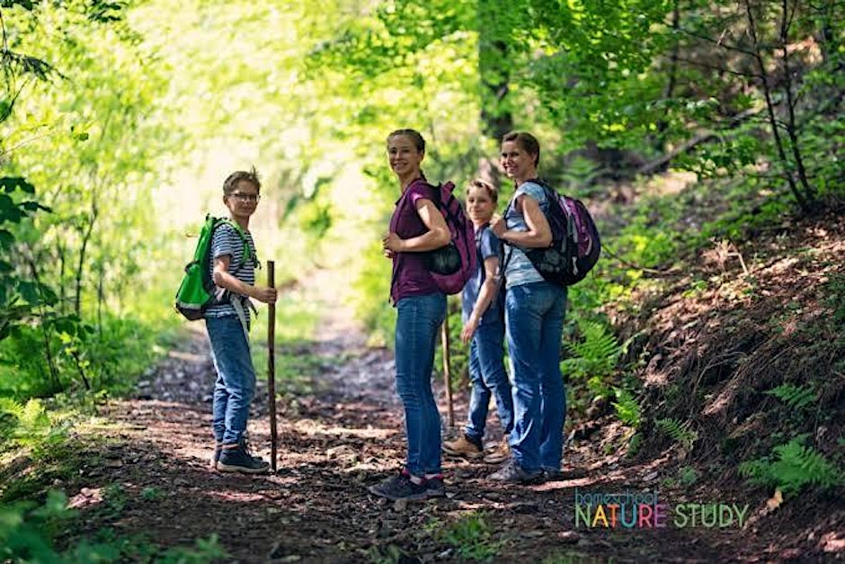 A guided river valley nature walk for kids