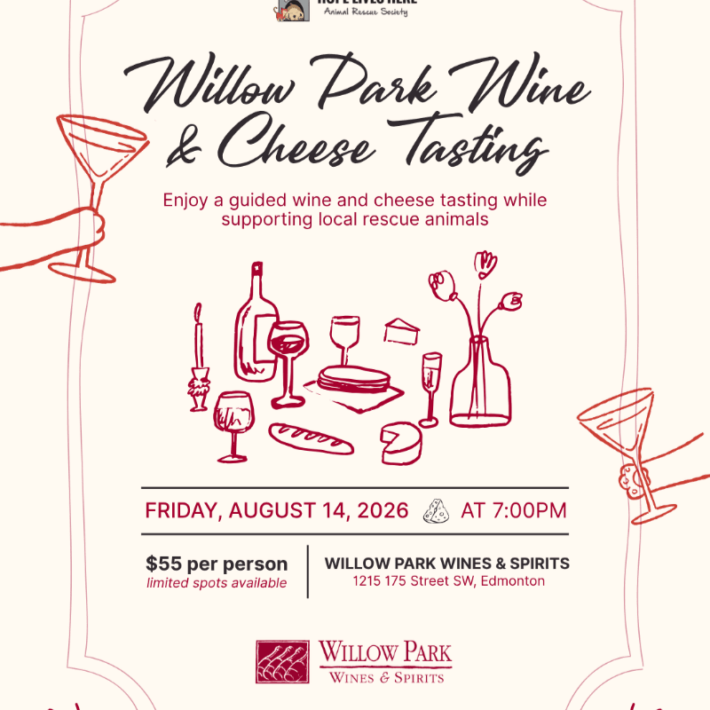 Willow Park Wine & Cheese Tasting Fundraiser