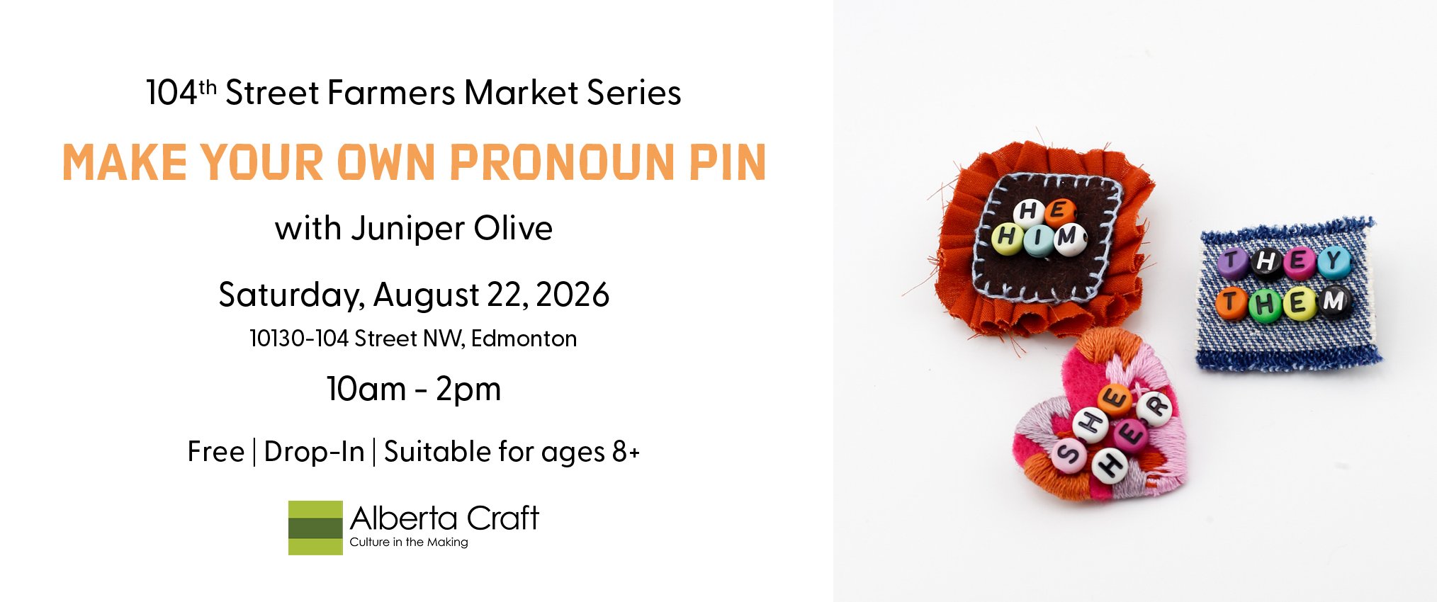 Make Your Own Pronoun Pin with Juniper Olive