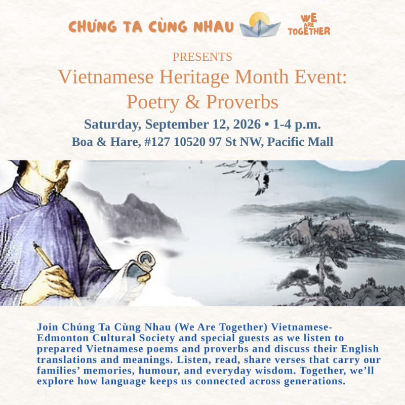 Vietnamese Heritage Month: Poetry & Proverbs