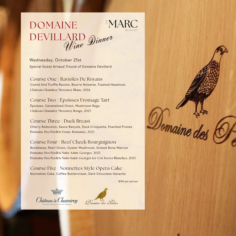 Domaine Devillard Wine Dinner 