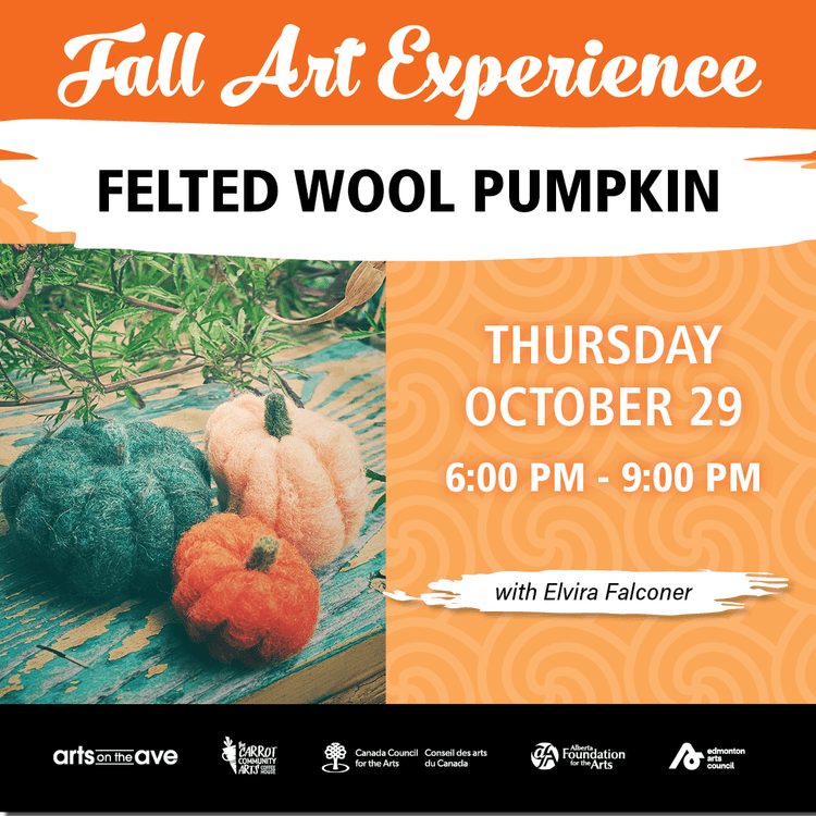 Felted Wool Pumpkin Workshop