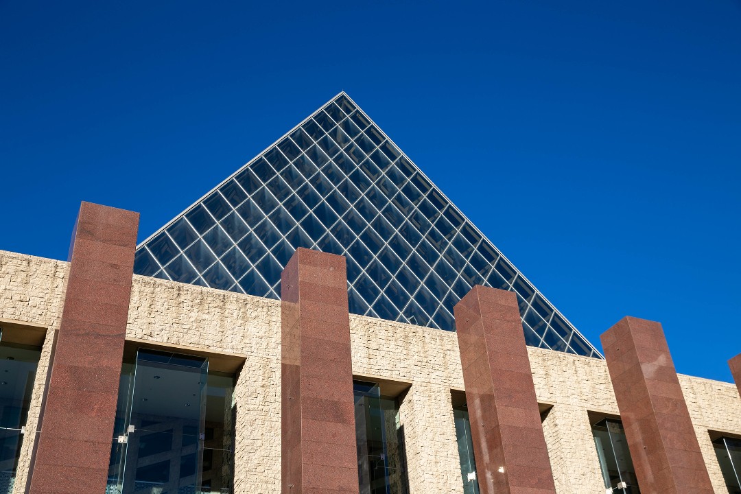 A photo of Edmonton's City Hall.
