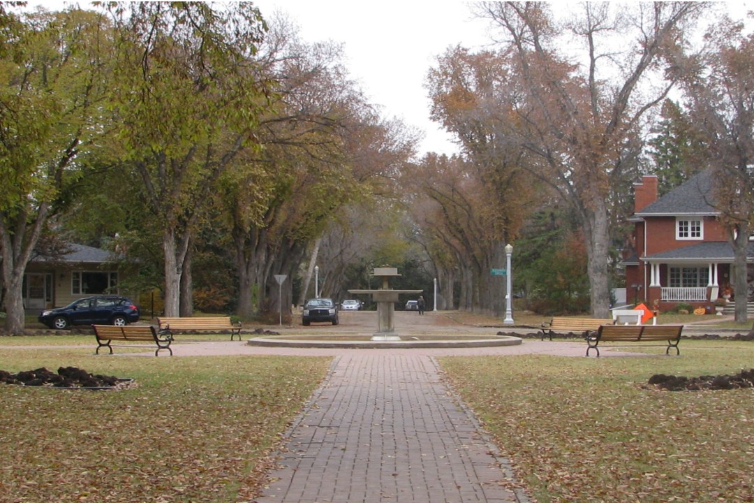 Alexander Circle, a park in Glenora.