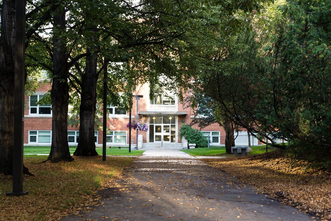 A photograph of an older building at the University of Alberta.