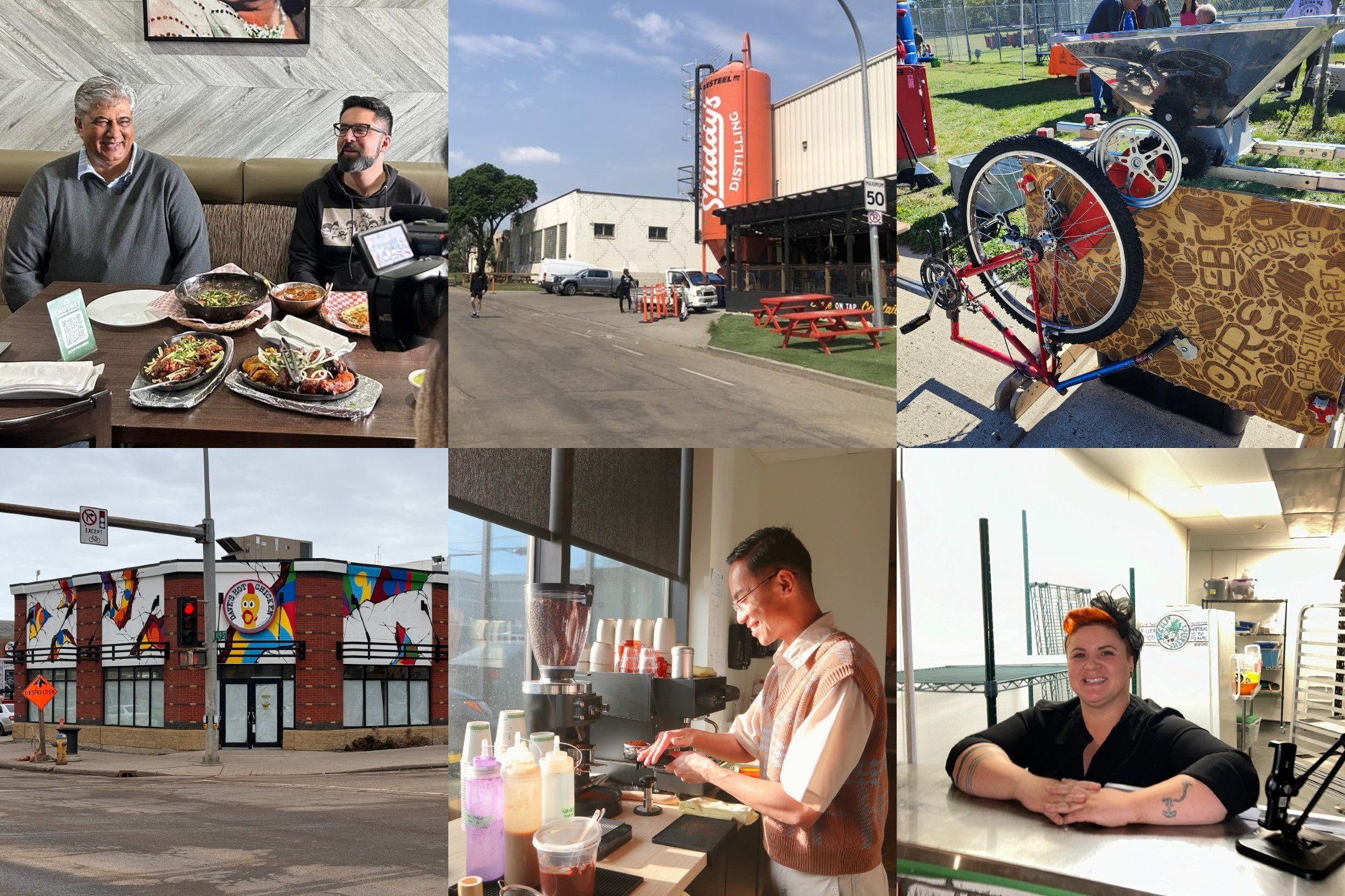 A collage of images from past Taproot stories