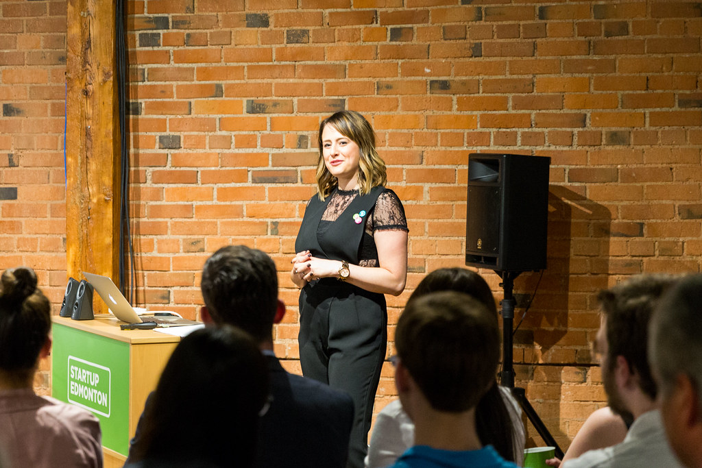 Tiffany Linke-Boyko, CEO of Startup Edmonton. Photo by Mack Male.