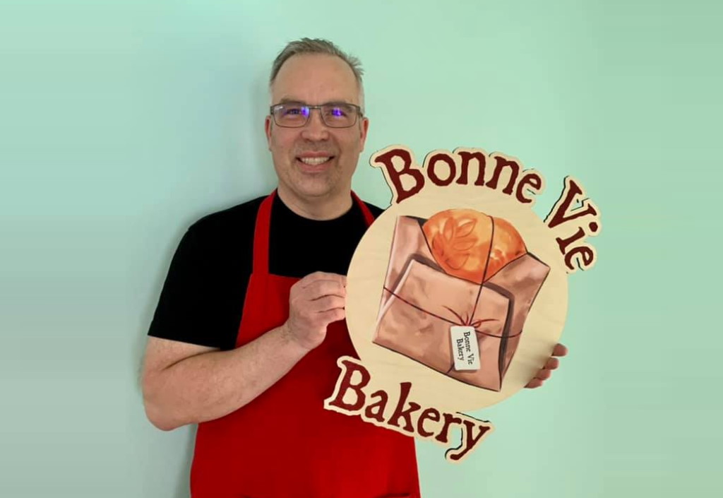 Larry Harris, owner of Bonne Vie Bakery